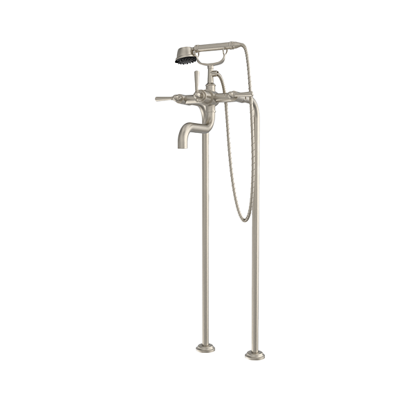 Santec - Hana Floor Mount Tub Filler With Hand Shower