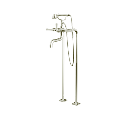 Santec - Edo Floor Mount Tub Filler With Hand Shower