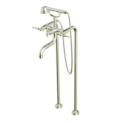Santec - Klassica Floor Mount Tub Filler With Hand Shower
