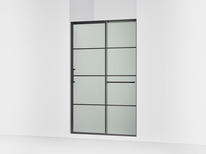 Kohler - Elate 5/16 Shower Door 75 1/2 X 53 5/8 - Matte Black