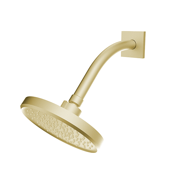 Santec - 6 Inch Single Function Showerhead With Arm And Flange