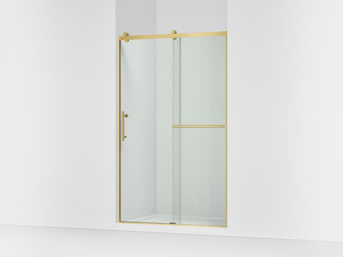 Kohler - Rely 3/8 Shower Door 77X48 Hdl/Tb,Sn