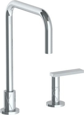 Watermark - Lily  Deck Mounted 2 Hole Square Top Kitchen Faucet