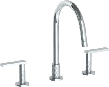 Watermark - Lily  Deck Mounted 3 Hole Gooseneck Kitchen Faucet