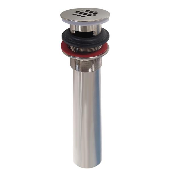 Lacava - Grid Drain For American Lavatories. With Over-Flow Holes. Diam: 2 1/4”