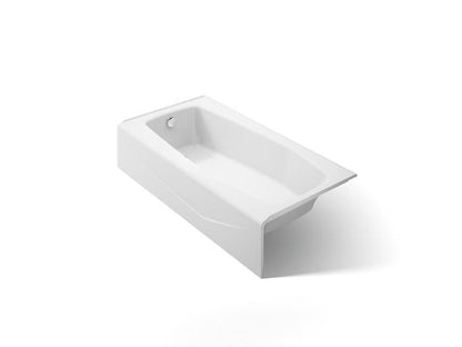 Kohler - Villager 60 X 34-1/4 Inch Alcove Bath With Integral Apron, Left Drain