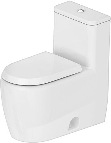 Duravit - Qatego One Piece Toilet, Left Hand Lever White with HygieneGlaze