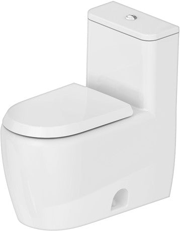 Duravit - Qatego 1.28 GPF Single Flush Rimless Elongated ADA Compliant One Piece Toilet