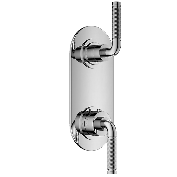 Santec - Circ Trim - 1/2 Inch Thermostatic Trim With One Way Volume Control