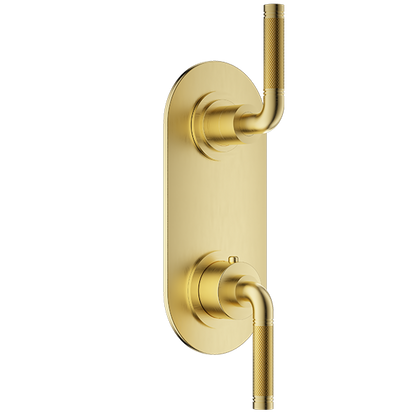 Santec - Circ Trim (Non-Shared Function) - 1/2 Inch Thermostatic Trim With Volume Control And 3-Way Diverter