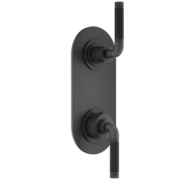 Santec - Circ Trim (Non-Shared Function) - 1/2 Inch Thermostatic Trim With Volume Control And 3-Way Diverter