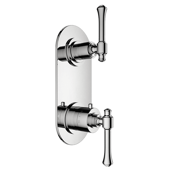 Santec - Athena II Trim - 1/2 Inch Thermostatic Trim With One Way Volume Control