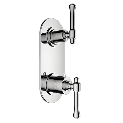 Santec - Athena II Trim (Shared Function) - 1/2 Inch Thermostatic Trim With Volume Control And 2-Way Diverter