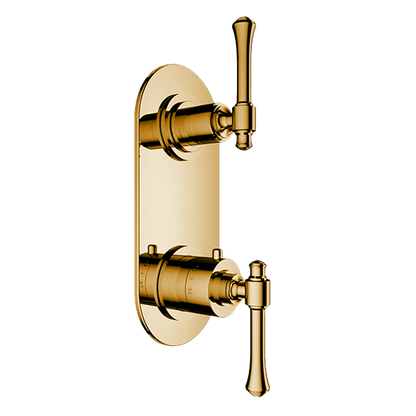 Santec - Athena II Trim (Shared Function) - 1/2 Inch Thermostatic Trim With Volume Control And 3-Way Diverter