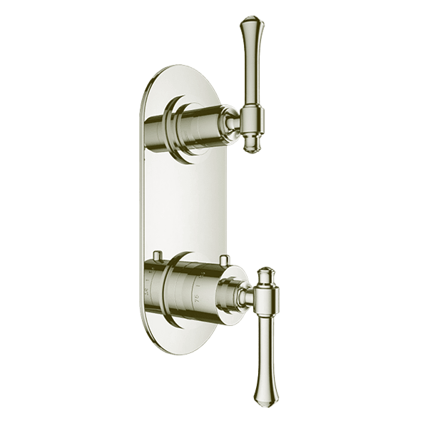 Santec - Athena II Trim (Shared Function) - 1/2 Inch Thermostatic Trim With Volume Control And 3-Way Diverter