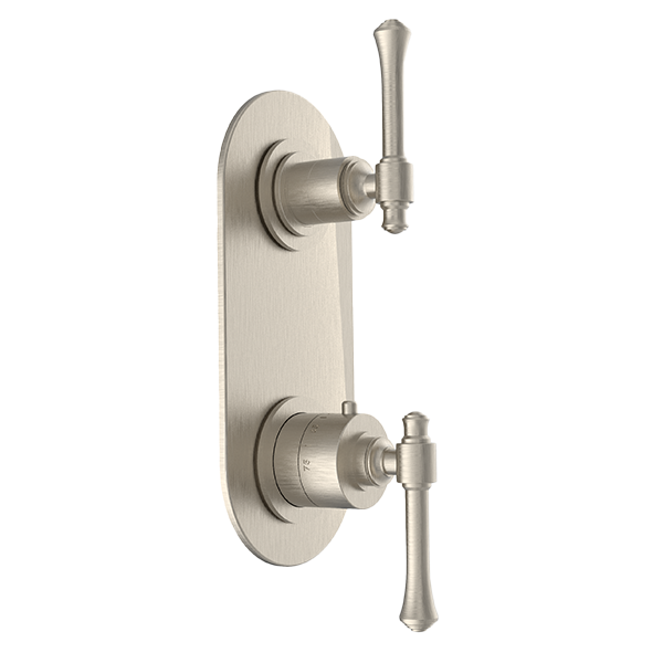 Santec - Athena II Trim (Shared Function) - 1/2 Inch Thermostatic Trim With Volume Control And 2-Way Diverter