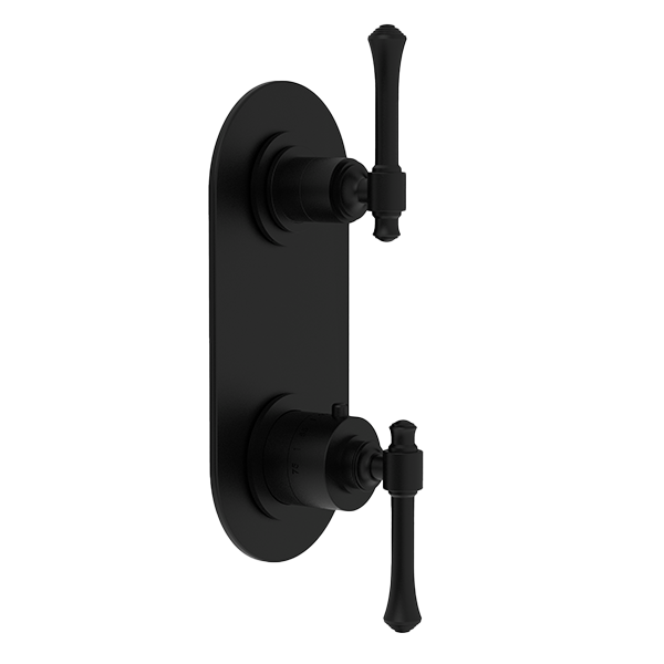 Santec - Athena II Trim (Shared Function) - 1/2 Inch Thermostatic Trim With Volume Control And 3-Way Diverter