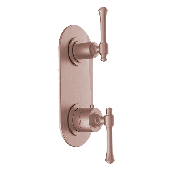 Santec - Athena II Trim - 1/2 Inch Thermostatic Trim With One Way Volume Control