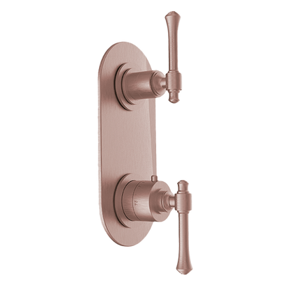 Santec - Athena II Trim (Shared Function) - 1/2 Inch Thermostatic Trim With Volume Control And 3-Way Diverter