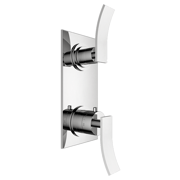 Santec - Ava Trim (Shared Function) - 1/2 Inch Thermostatic Trim With Volume Control And 3-Way Diverter
