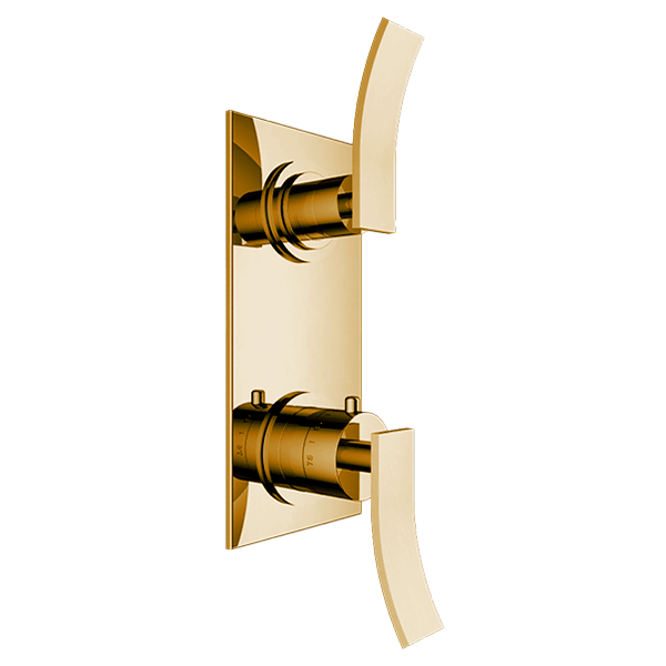 Santec - Ava Trim (Shared Function) - 1/2 Inch Thermostatic Trim With Volume Control And 3-Way Diverter