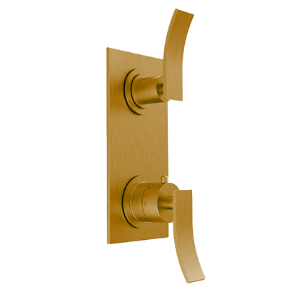 Santec - Ava Trim (Shared Function) - 1/2 Inch Thermostatic Trim With Volume Control And 3-Way Diverter