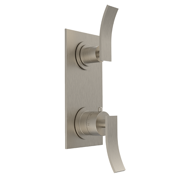 Santec - Ava Trim (Shared Function) - 1/2 Inch Thermostatic Trim With Volume Control And 3-Way Diverter