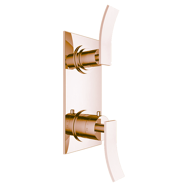 Santec - Ava Trim (Shared Function) - 1/2 Inch Thermostatic Trim With Volume Control And 3-Way Diverter