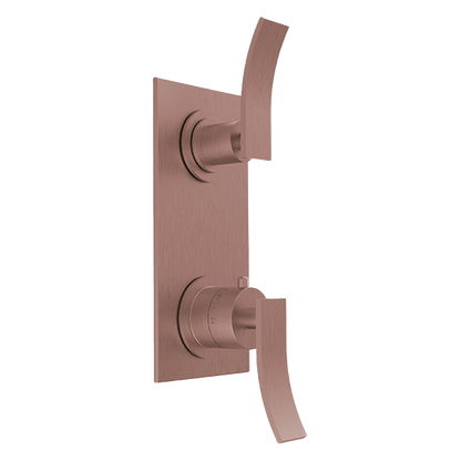Santec - Ava Trim (Shared Function) - 1/2 Inch Thermostatic Trim With Volume Control And 3-Way Diverter