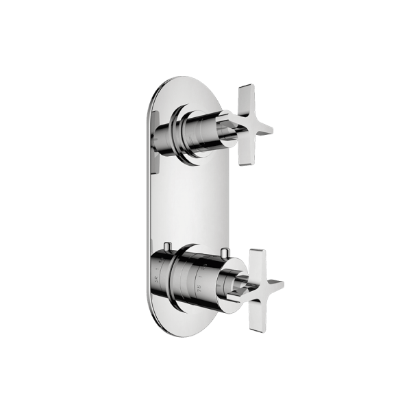 Santec - Circ Trim (Shared Function) - 1/2 Inch Thermostatic Trim With Volume Control And 2-Way Diverter