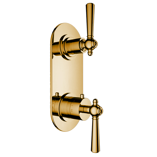 Santec - Hana Trim - 1/2 Inch Thermostatic Trim With One Way Volume Control