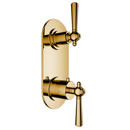 Santec - Hana Trim - 1/2 Inch Thermostatic Trim With One Way Volume Control