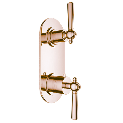 Santec - Hana Trim - 1/2 Inch Thermostatic Trim With One Way Volume Control