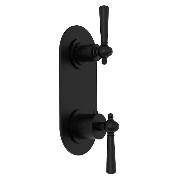 Santec - Hana Trim - 1/2 Inch Thermostatic Trim With One Way Volume Control