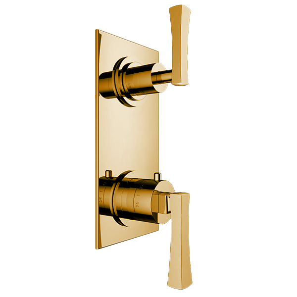 Santec - Edo Trim (Non-Shared Function) - 1/2 Inch Thermostatic Trim With Volume Control And 2-Way Diverter