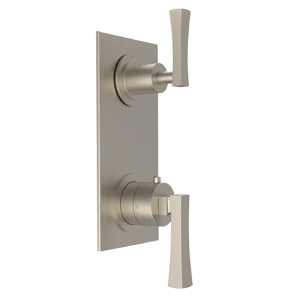 Santec - Edo Trim (Non-Shared Function) - 1/2 Inch Thermostatic Trim With Volume Control And 3-Way Diverter