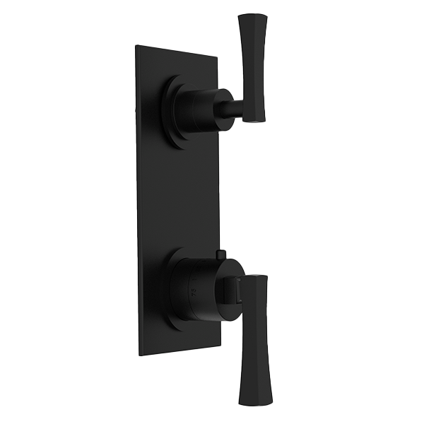 Santec - Edo Trim - 1/2 Inch Thermostatic Trim With One Way Volume Control