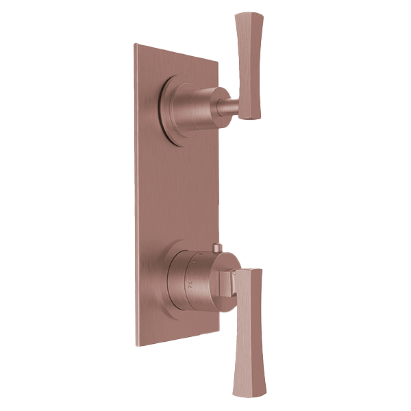 Santec - Edo Trim - 1/2 Inch Thermostatic Trim With One Way Volume Control