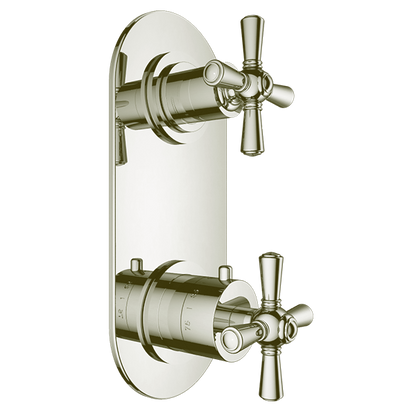 Santec - Hana Trim (Shared Function) - 1/2 Inch Thermostatic Trim With Volume Control And 2-Way Diverter