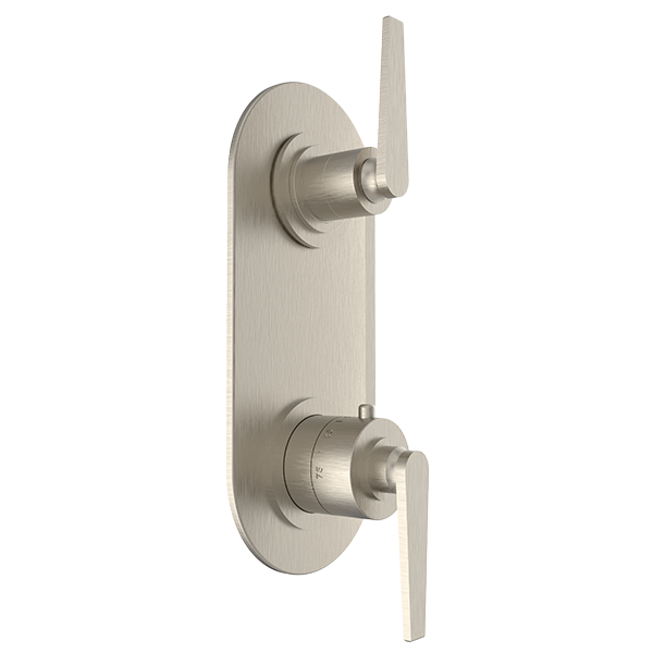 Santec - Athena I Trim (Non-Shared Function) - 1/2 Inch Thermostatic Trim With Volume Control And 3-Way Diverter