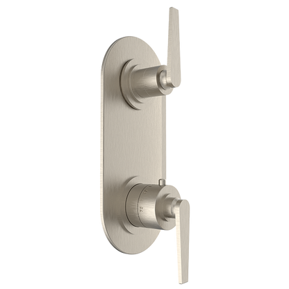 Santec - Athena I Trim (Non-Shared Function) - 1/2 Inch Thermostatic Trim With Volume Control And 3-Way Diverter