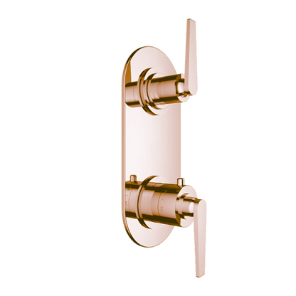 Santec - Athena I Trim (Non-Shared Function) - 1/2 Inch Thermostatic Trim With Volume Control And 3-Way Diverter