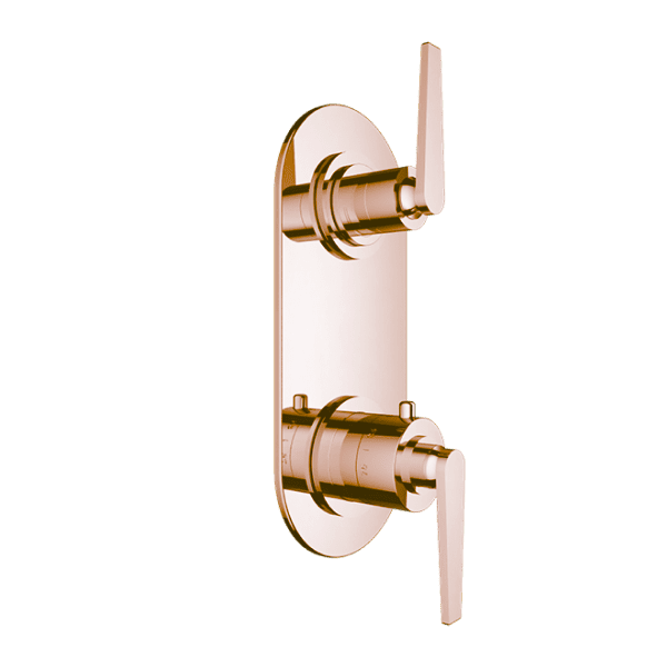 Santec - Athena I Trim (Shared Function) - 1/2 Inch Thermostatic Trim With Volume Control And 3-Way Diverter