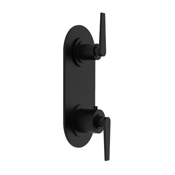 Santec - Athena I Trim (Shared Function) - 1/2 Inch Thermostatic Trim With Volume Control And 2-Way Diverter