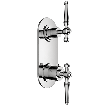 Santec - Klassica Trim - 1/2 Inch Thermostatic Trim With One Way Volume Control