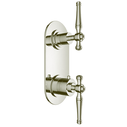 Santec - Klassica Trim (Non-Shared Function) - 1/2 Inch Thermostatic Trim With Volume Control And 3-Way Diverter
