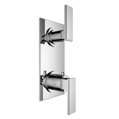 Santec - Barosa Trim (Shared Function) - 1/2 Inch Thermostatic Trim With Volume Control And 2-Way Diverter