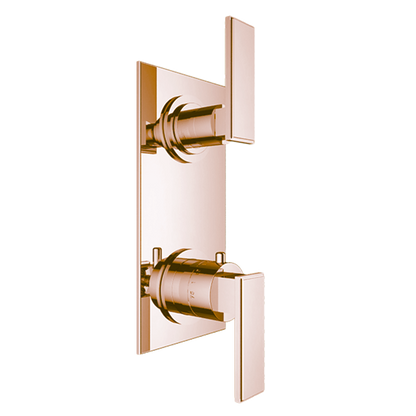 Santec - Barosa Trim (Shared Function) - 1/2 Inch Thermostatic Trim With Volume Control And 2-Way Diverter