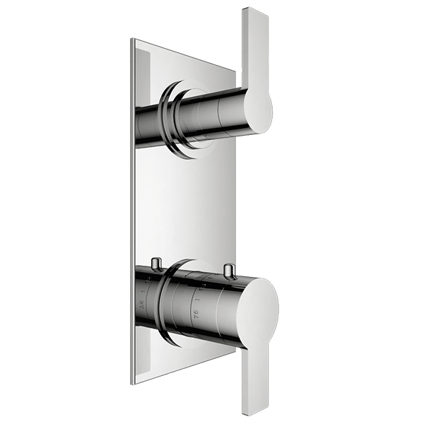 Santec - Metra Trim (Non-Shared Function) - 1/2 Inch Thermostatic Trim With Volume Control And 2-Way Diverter