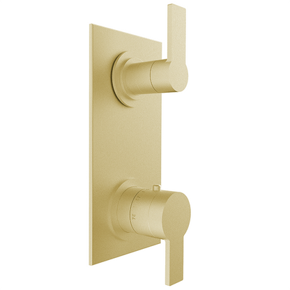 Santec - Metra Trim - 1/2 Inch Thermostatic Trim With One Way Volume Control